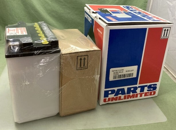 Parts Unlimited 2113-0184 Battery YB14L-A2 with Acid New Genuine