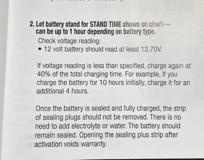 Parts Unlimited 2113-0376 Battery 12V YTZ12S-BS with Acid New Genuine
