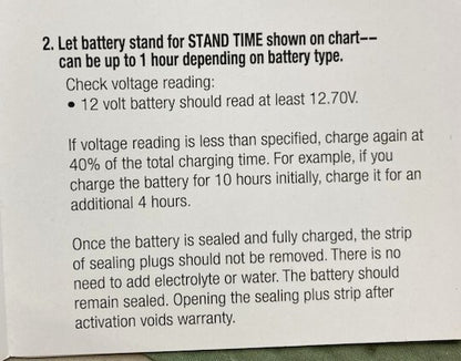 Parts Unlimited 2113-0372 Battery 12V YT12B-BS with Acid New Genuine