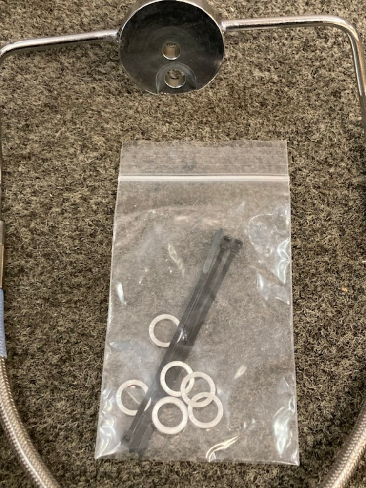 Drag Specialties 1741-2635 Ext Length SS Brake Line Kit New Genuine