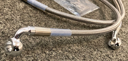 Drag Specialties 1741-2635 Ext Length SS Brake Line Kit New Genuine