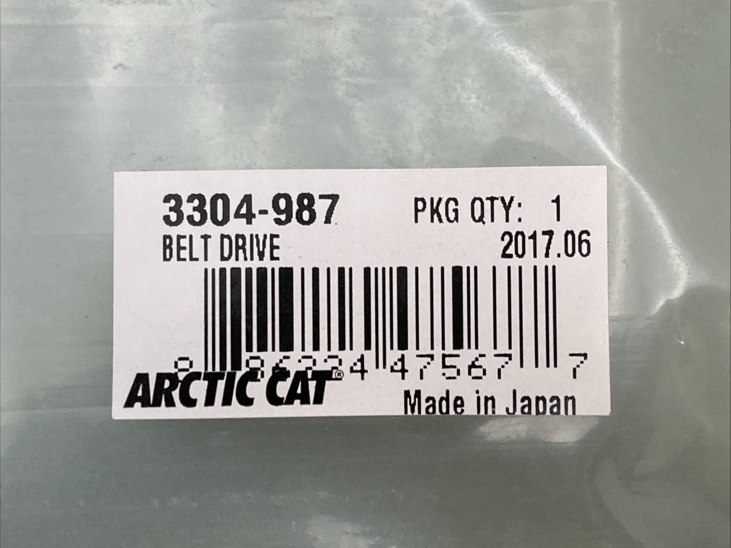 NEW GENUINE ARCTIC 3304-987 BELT DRIVE