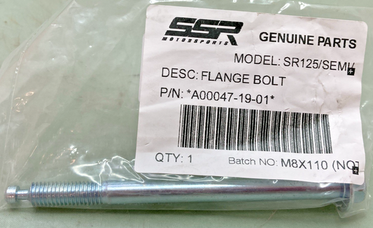 NEW GENUINE SSR A00047-19-01 FLANGE BOLT