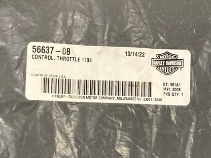 Harley Davidson 56637-08 Throttle Control Cable New Genuine