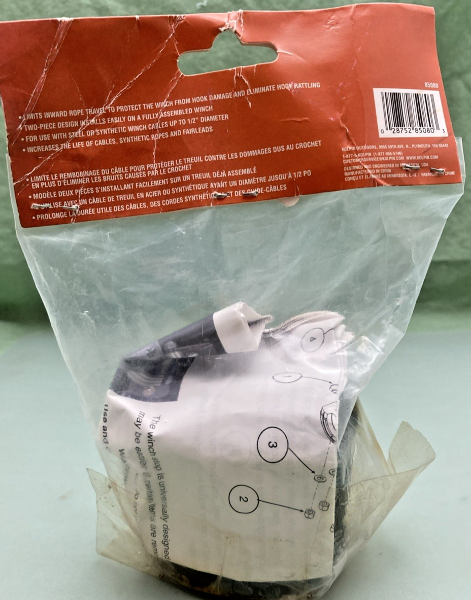 NEW  GENUINE KOLPIN 85080 BOLT-ON RUBBER WINCH STOP