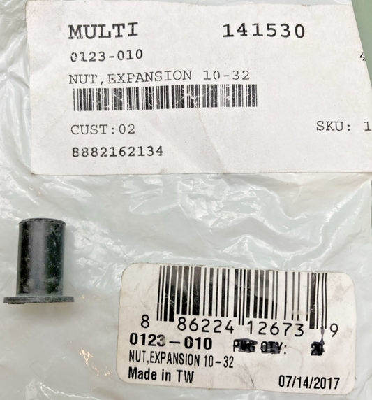 NEW GENUINE ARCTIC CAT 0123-010 NUT, EXPANSION 10-32, REPLACES 0109-036