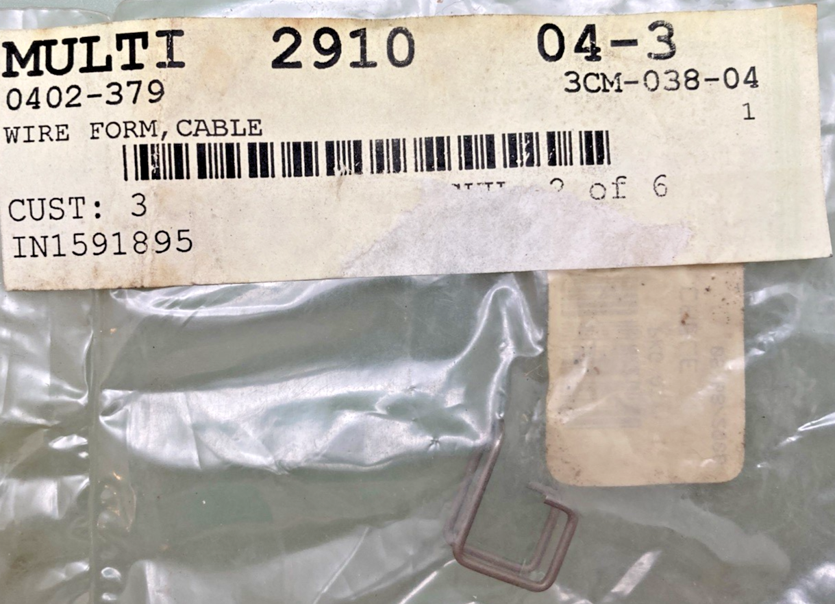 NEW GENUINE ARCTIC CAT 0402-379 WIRE FORM, CABLE
