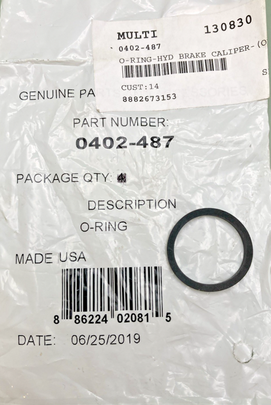 NEW GENUINE ARCTIC CAT 0402-487 O-RING-HYD BRAKE CALIPER-(OL)
