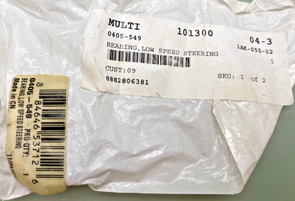 NEW GENUINE ARCTIC CAT 0405-549 BEARING, LOW SPEED STEERING