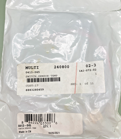 NEW GENUINE ARCTIC CAT 0413-045 TEMPERATURE SENSOR SWITCH