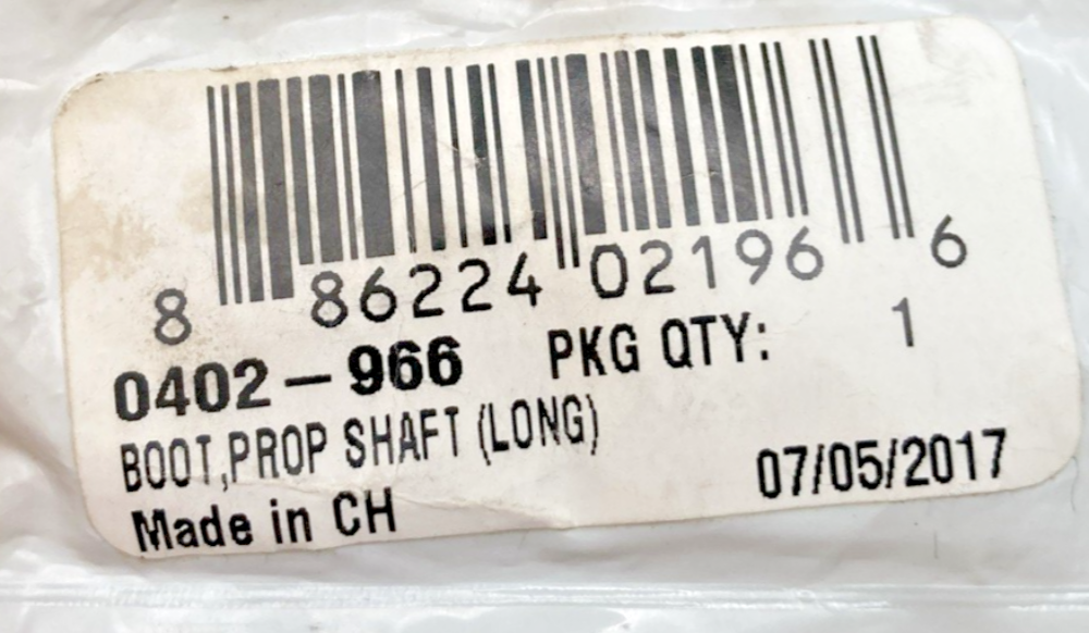 NEW REPLACES ARCTIC CAT 0402-966 BOOT, PROP SHAFT (LONG)