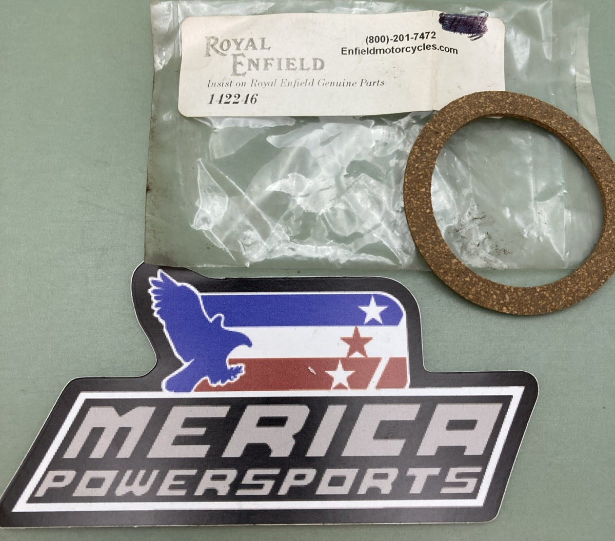 NEW GENUINE ROYAL ENFIELD 142246 P T CAP GASKET Gasket Petrol tank