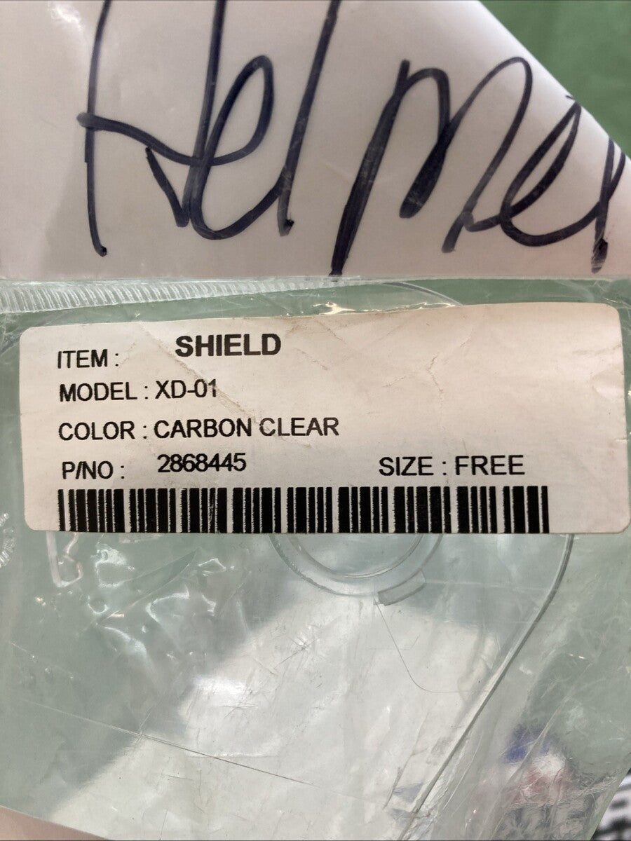 NEW GENUINE POLARIS XD-01 2868445 HELMET SHIELD CLEAR VINTAGE NOS