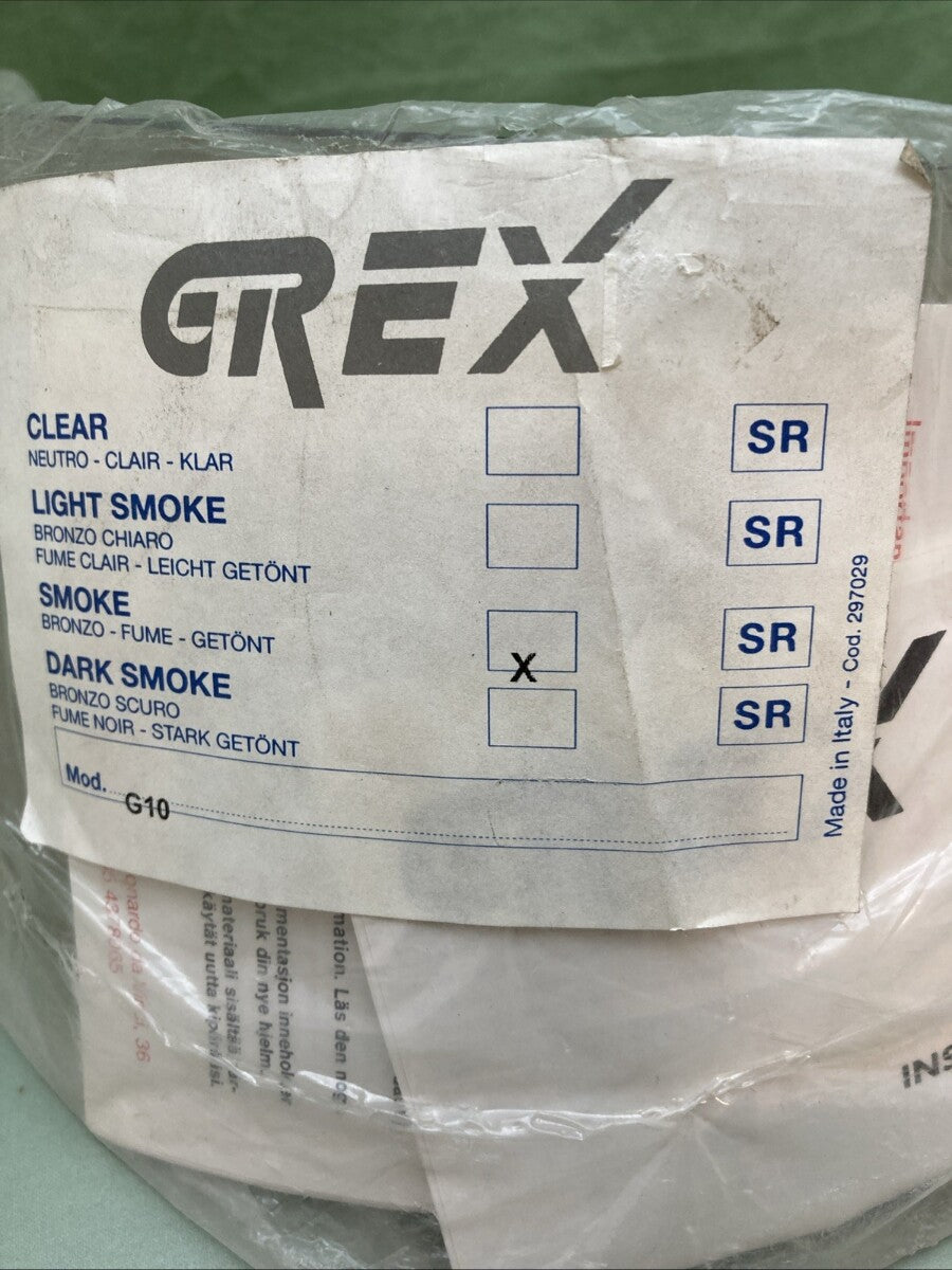 NEW GENUINE GREX G10 GR-0002 HELMET SHIELD SMOKE 323100020005