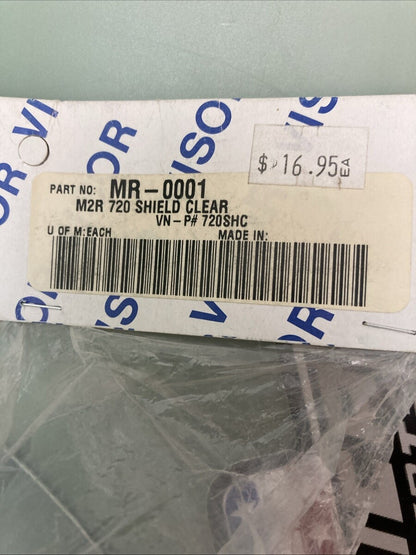 NEW GENUINE MR-0001 M2R 720 720SGC HELMET SHIELD CLEAR