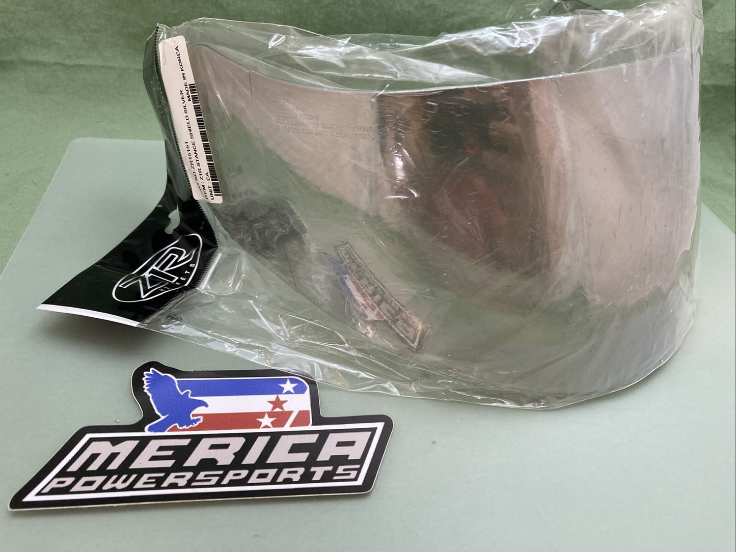 NEW GENUINE Z1R Z1R15151 STANCE HELMET SHIELD SILVER
