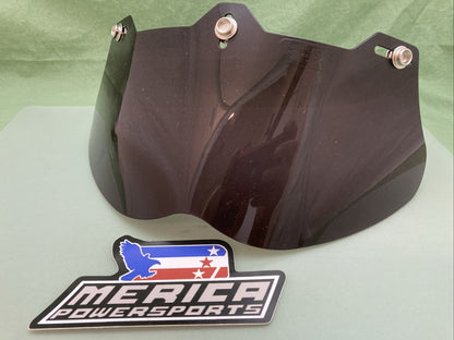 NEW GENUINE GRAN PRIX 6962008 SOLUTION SHIELD SMOKE SNAP HELMET