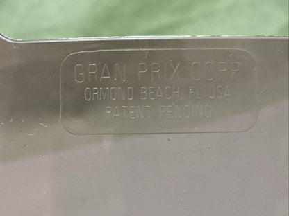 QTY 2 NEW GENUINE GRAN PRIX 6962008 SOLUTION SHIELD LIGHT/DARK SMOKE SNAP HELMET