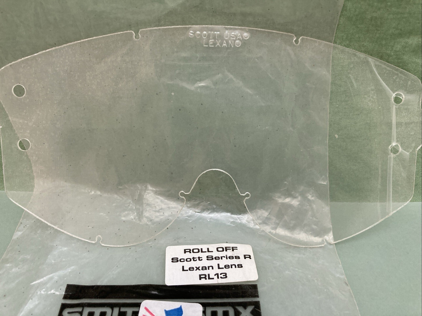 NEW GENUINE SCOTT RL13 SERIES R ROLL OFF LEXAN LENS CLEAR VINTAGE