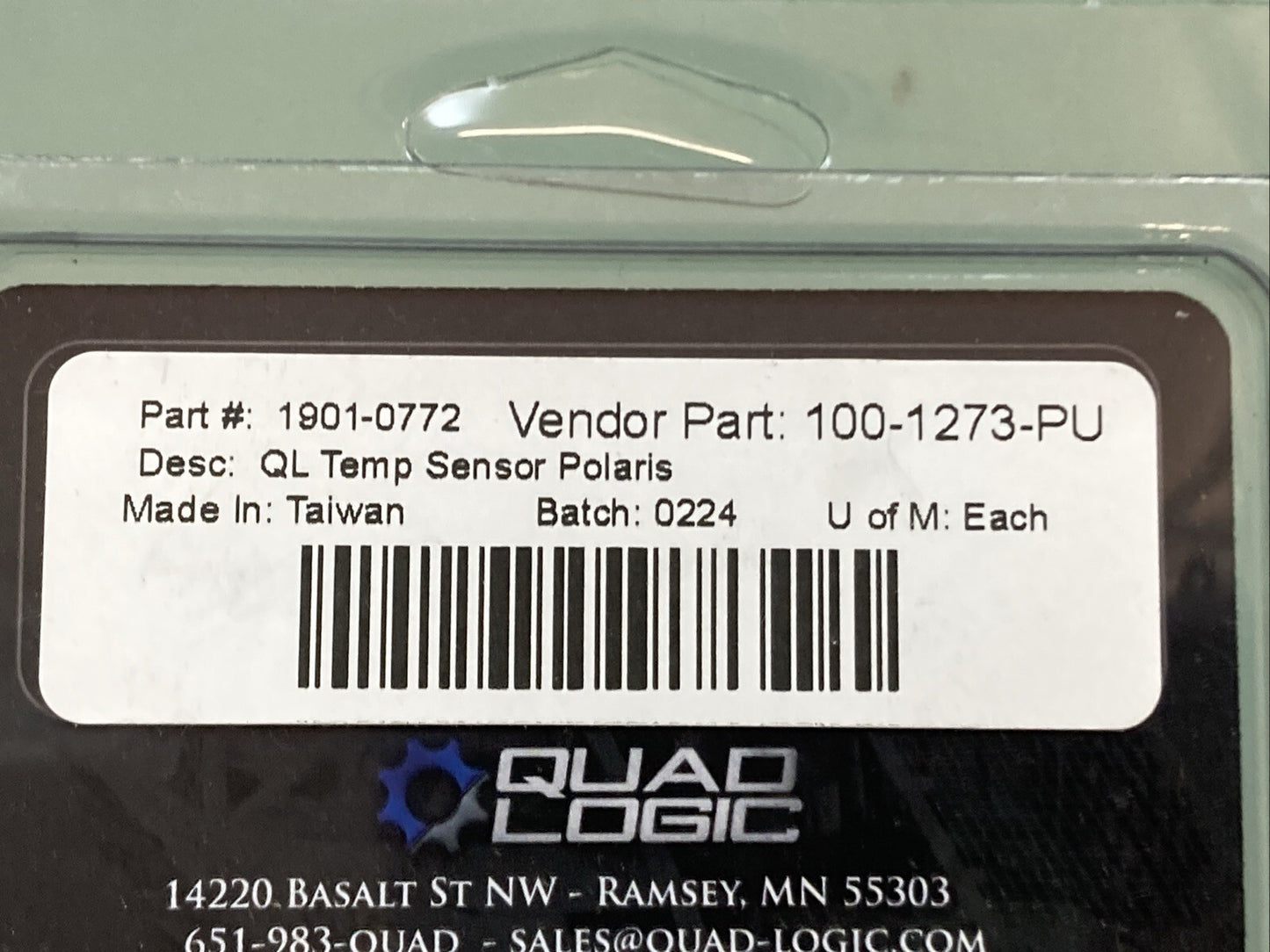 NEW GENUINE QUAD LOGIC 1901-0772 TEMP SENSOR FOR POLARIS