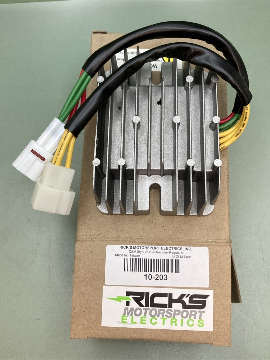 NEW GENUINE RICK'S MOTORSPORT 10-203 Rectifier Regulator Style Suzuki