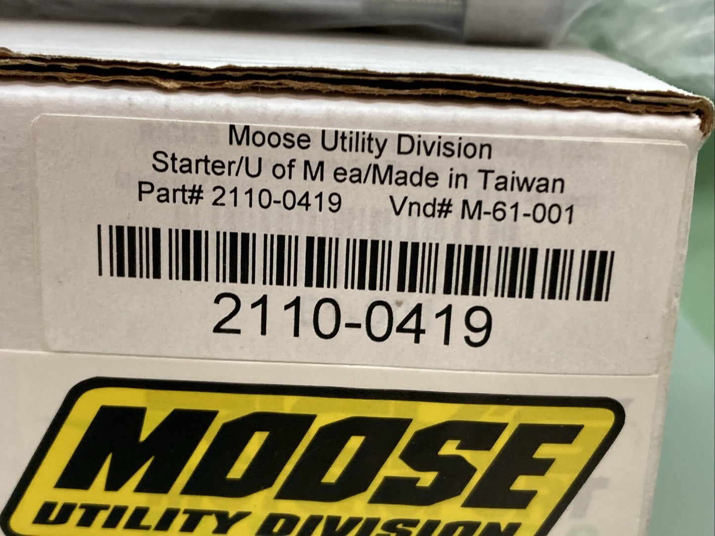 NEW GENUINE MOOSE 2110-0419 Starter for Arctic Cat