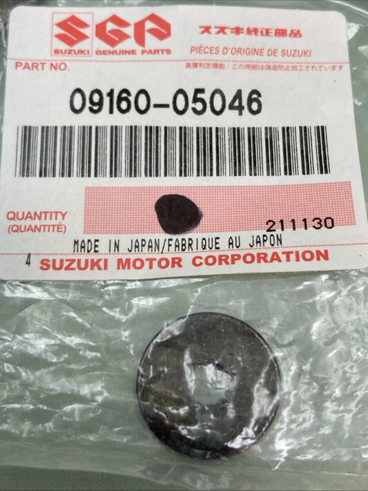 QTY 10 NEW GENUINE SUZUKI 09160-05046 Washer