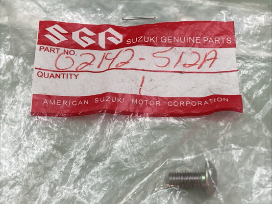 NEW GENUINE SUZUKI 02142-512A SCREW