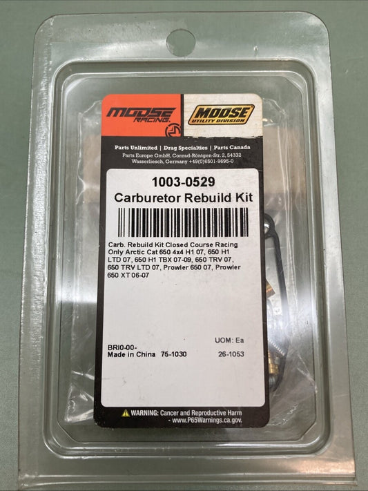 NEW GENUINE MOOSE 1003-0529 Carburetor Repair Kit - Arctic Cat