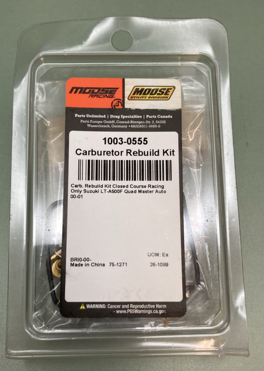 NEW GENUINE MOOSE 1003-0555 Carburetor Repair Kit - Suzuki