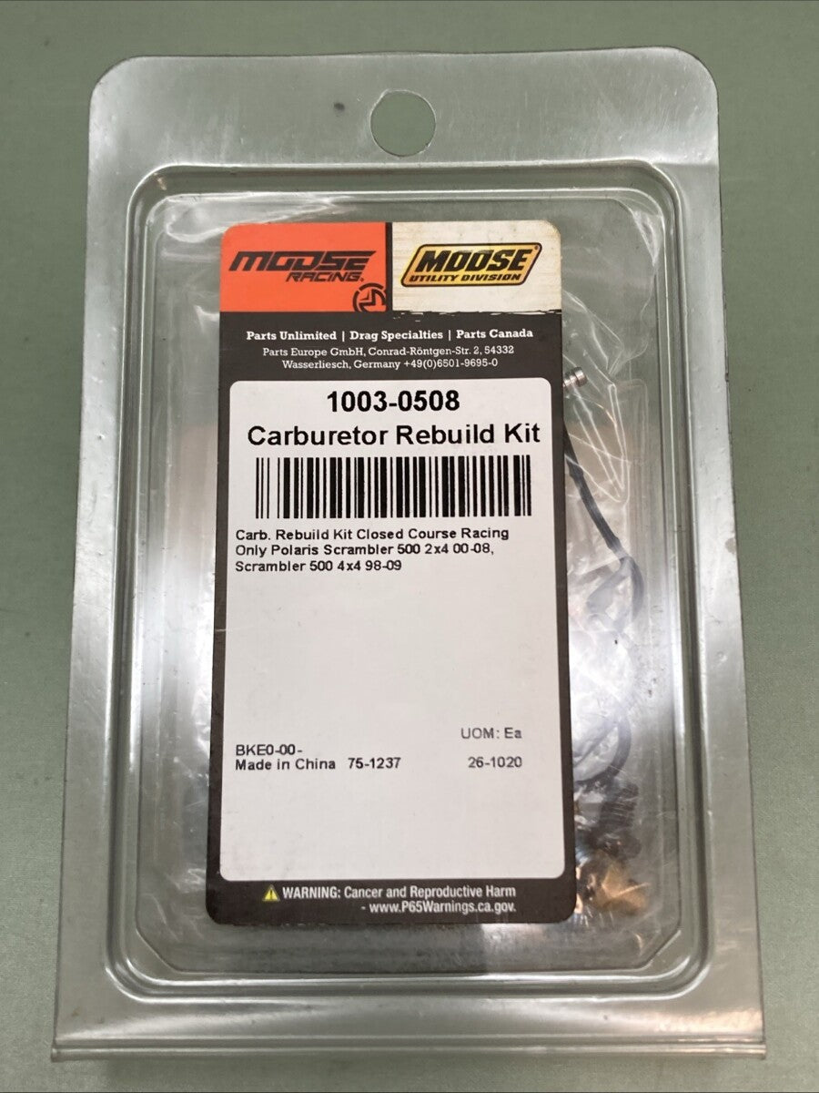 NEW GENUINE MOOSE 1003-0508 Carburetor Repair Kit - Polaris