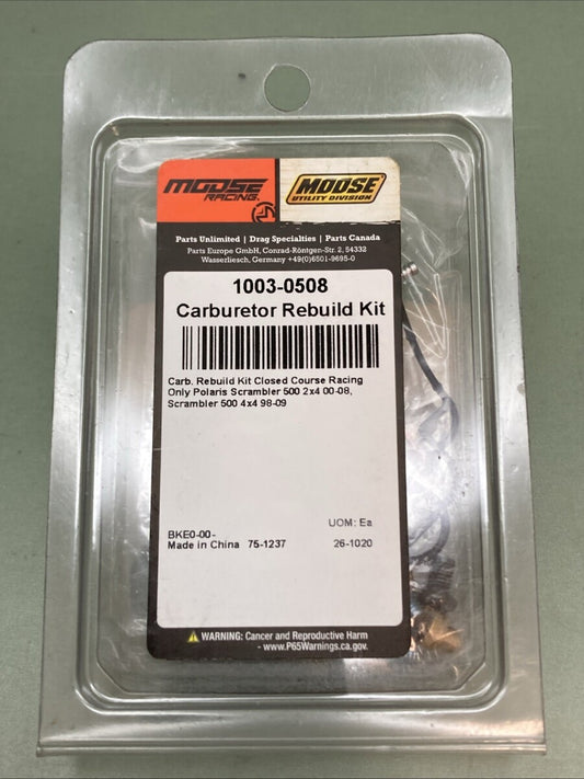 NEW GENUINE MOOSE 1003-0508 Carburetor Repair Kit - Polaris