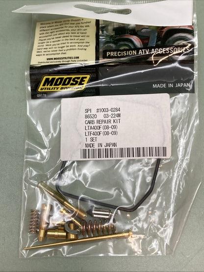 NEW GENUINE MOOSE 1003-0284 Carburetor Repair Kit
