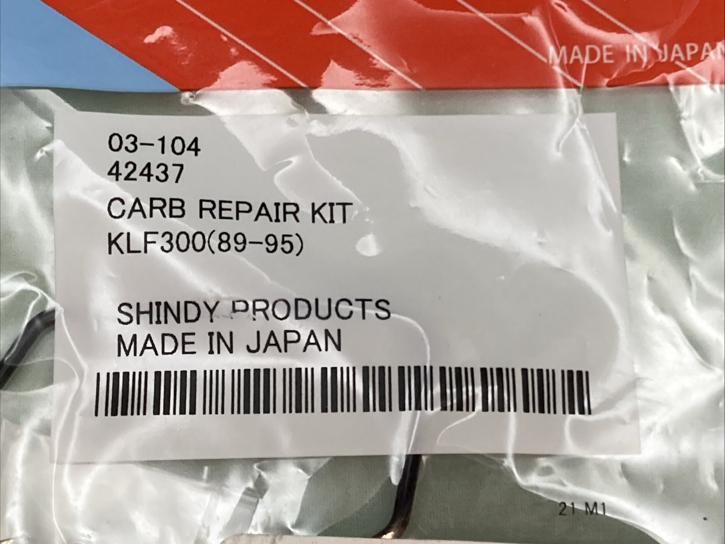 NEW GENUINE SHINDY 03-104 Carburetor Repair Kit