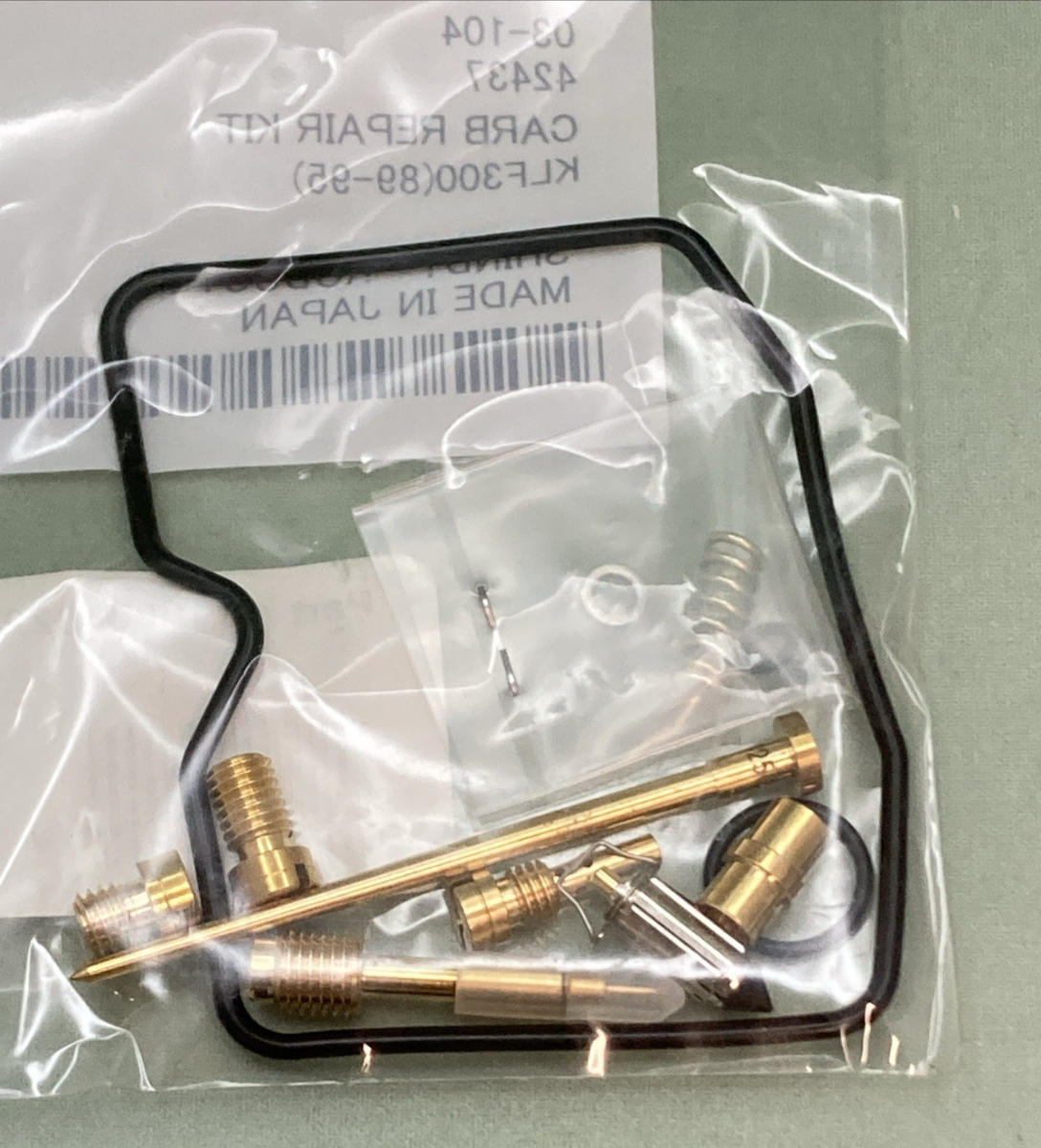 NEW GENUINE SHINDY 03-104 Carburetor Repair Kit