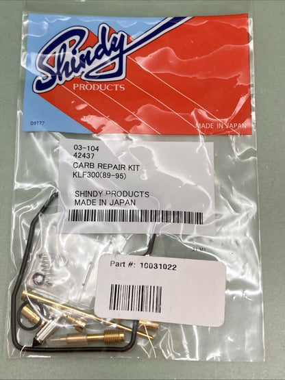 NEW GENUINE SHINDY 03-104 Carburetor Repair Kit