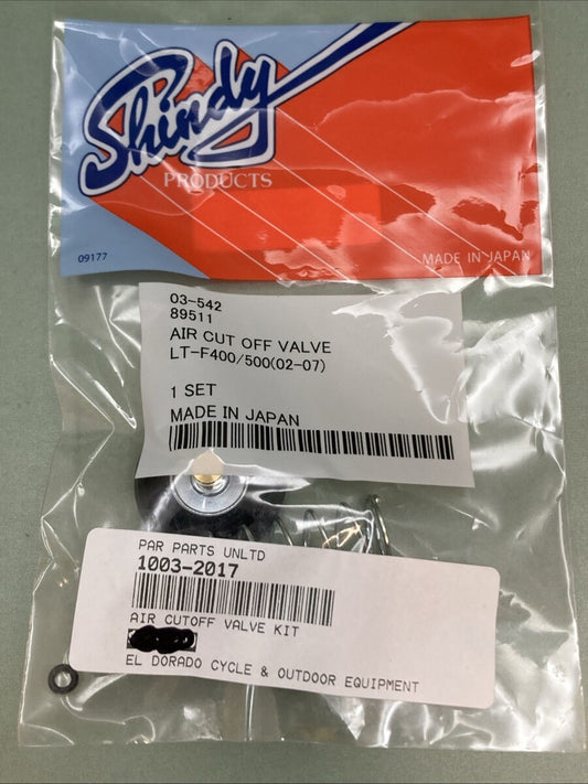 NEW GENUINE SHINDY 03-542 AIR CUT OFF VALVE KIT