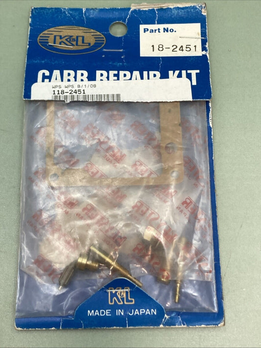 NEW GENUINE K&L 18-2451 Carburetor Repair Kit - KAWASAKI