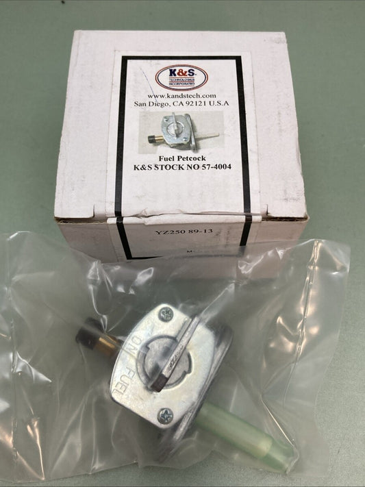 NEW GENUINE K&S 57-4004 FUEL PETCOCK