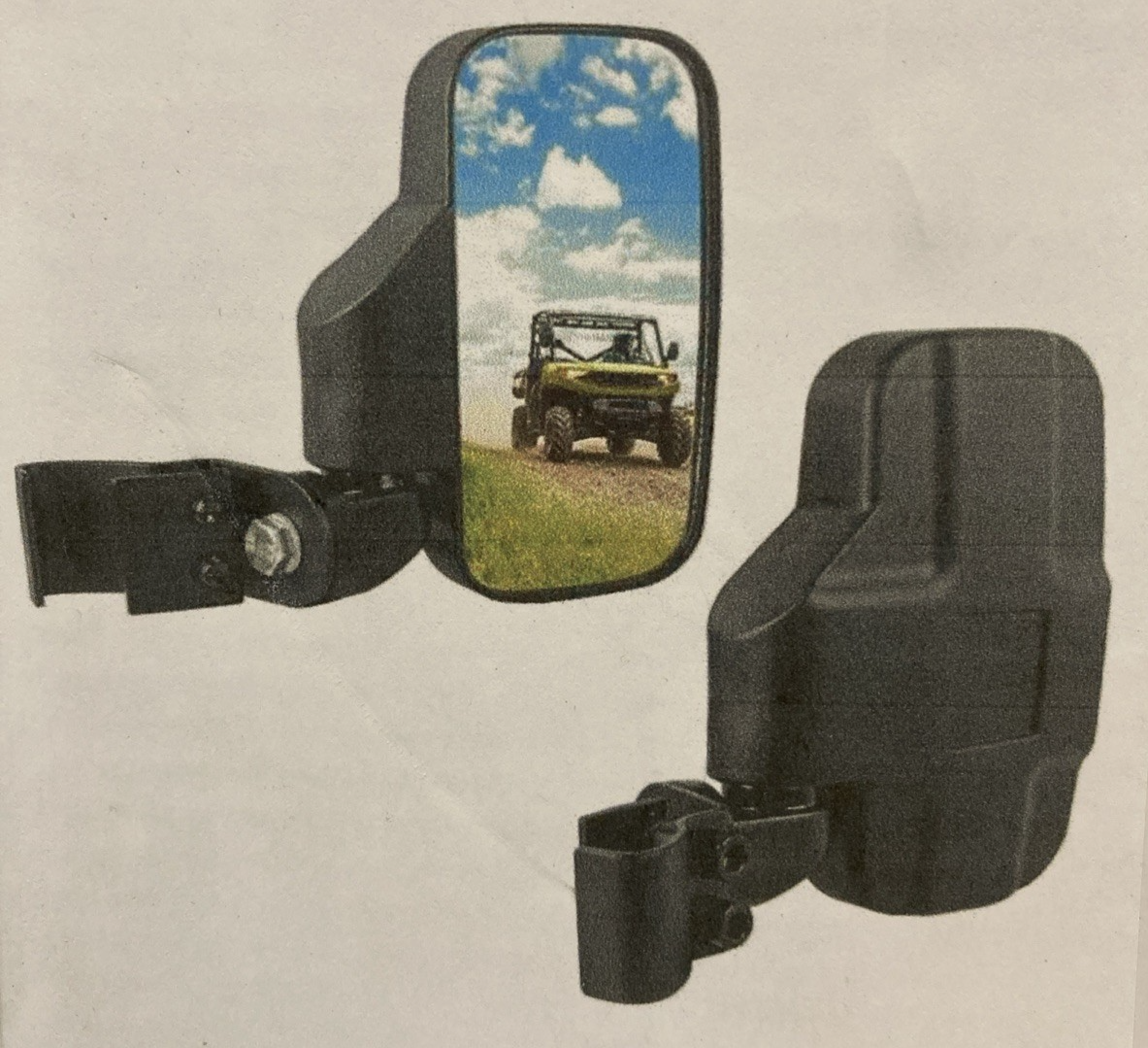 NEW ONE PAIR UTV MIRRORS UNIVERSAL