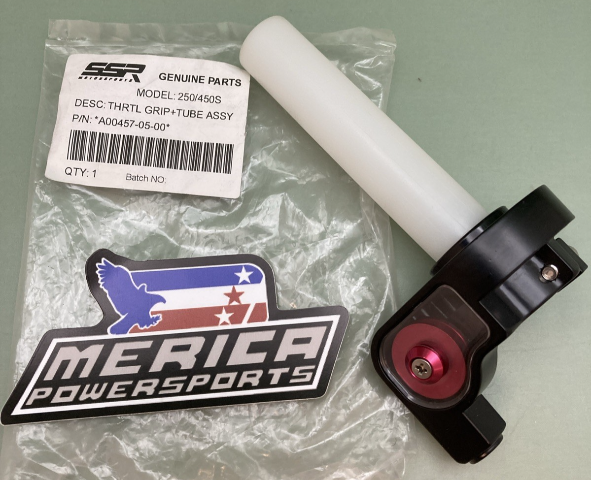 NEW GENUINE SSR A00457-05-00 THROTTLE GRIP + TUBE ASSY ASSEMBLY