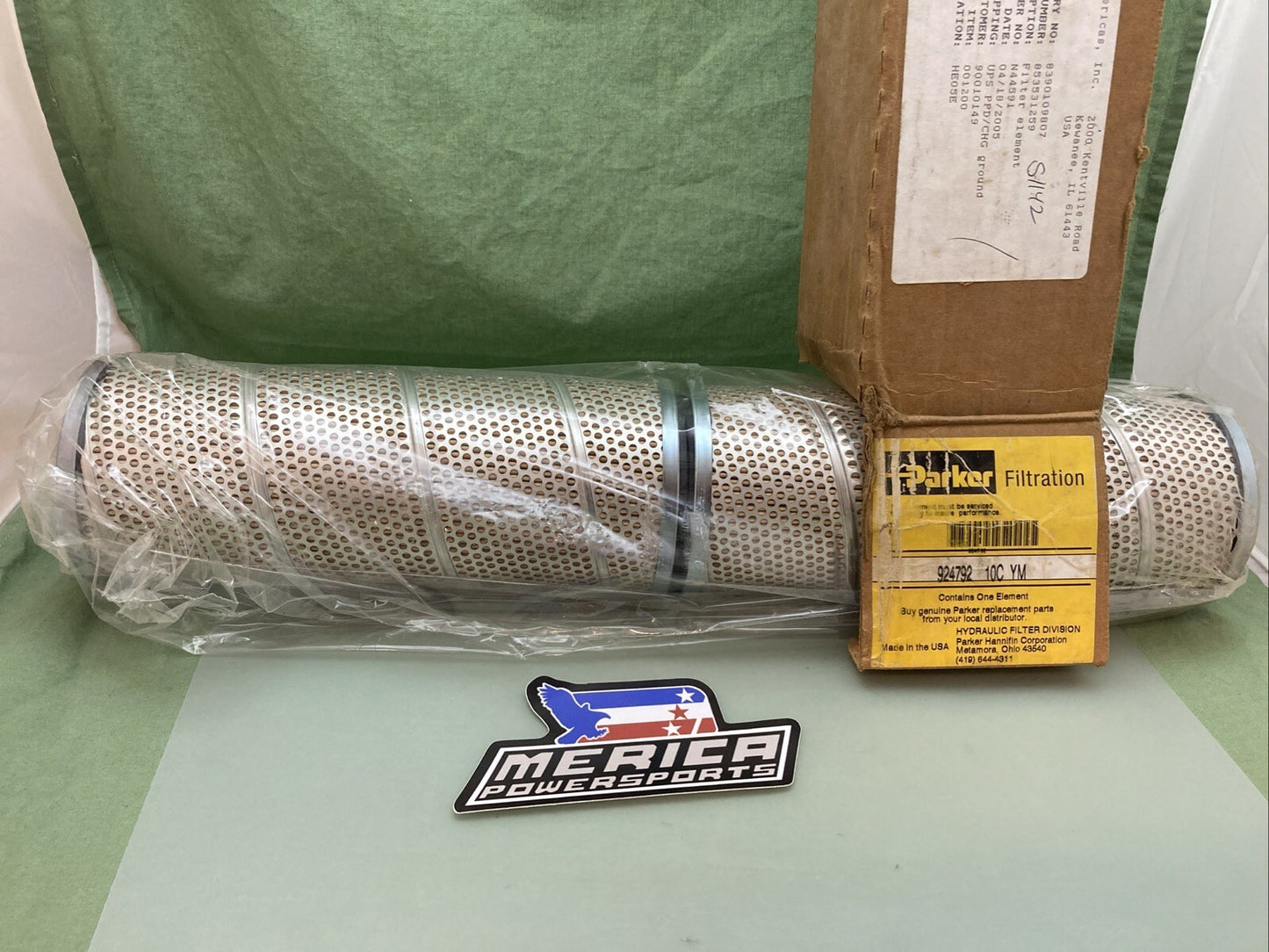 NEW GENUINE PARKER FILTRATION 924792 10C YM FILTER ELEMENT