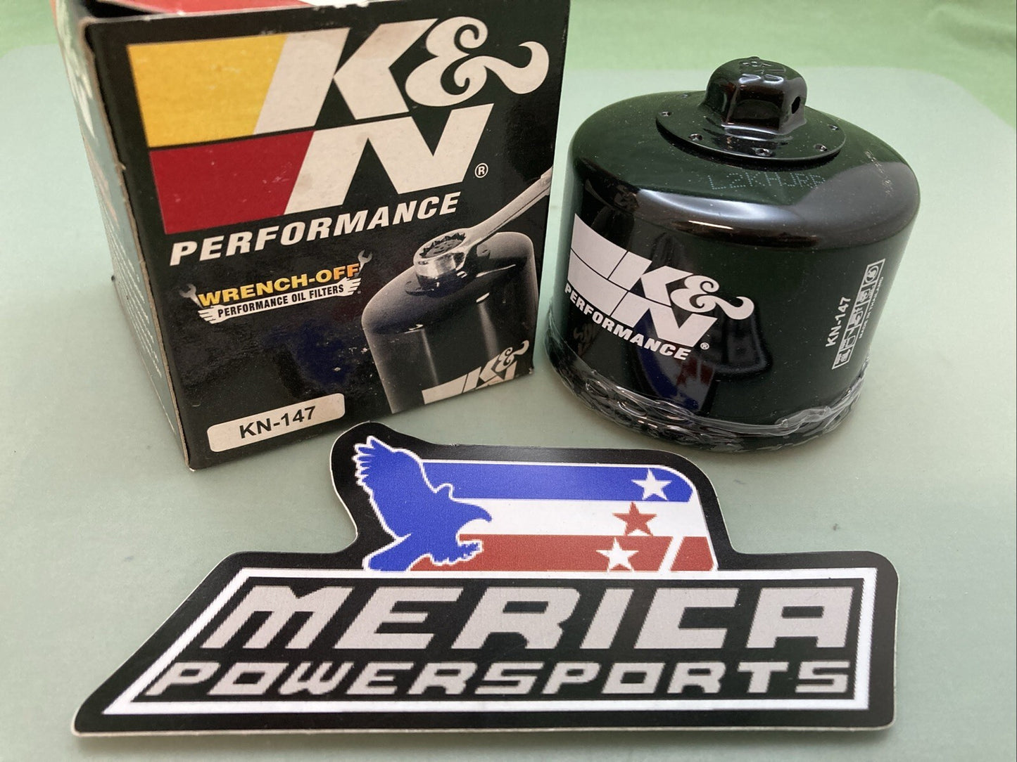 NEW K&N KN-147 WRENCH-OFF PERFORMANCE OIL FILTER BLACK