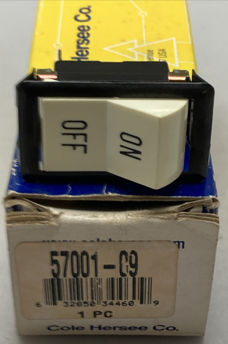 NEW GENUINE COLE HERSEE 57001-09 ROCKER SWITCH