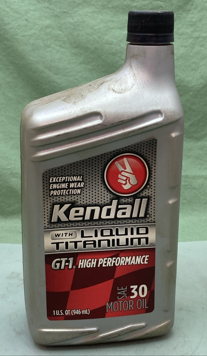 NEW GENUINE KENDALL 1057271 GT-1 HIGH PERFORMANCE SAE 30 MOTOR OIL