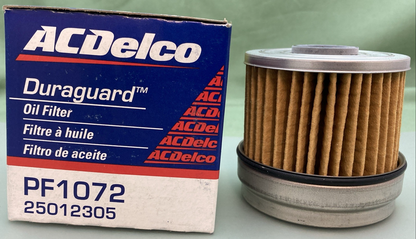 QTY 2 NEW GENUINE ACDELCO PF1072 OIL FILTER 25012305