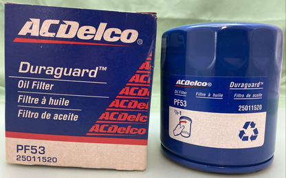 NEW GENUINE ACDELCO PF53 OIL FILTER 25011520