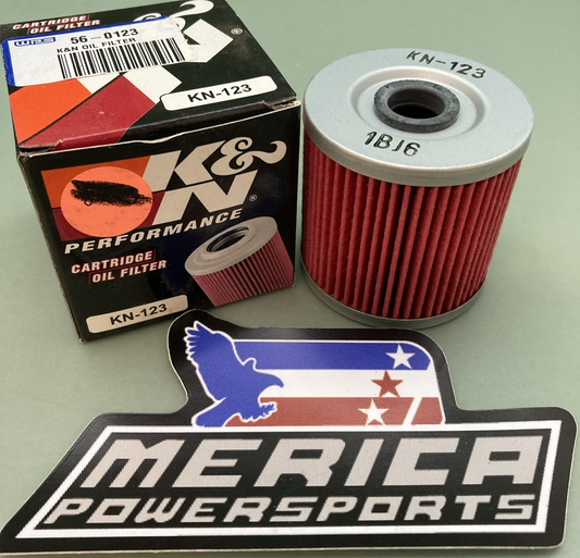 NEW GENUINE K&N KN-123 PERFORMANCE CARTRIDGE OIL FILTER