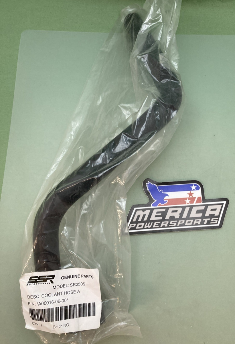 NEW GENUINE SSR A00016-06-00 SR250S COOLANT HOSE