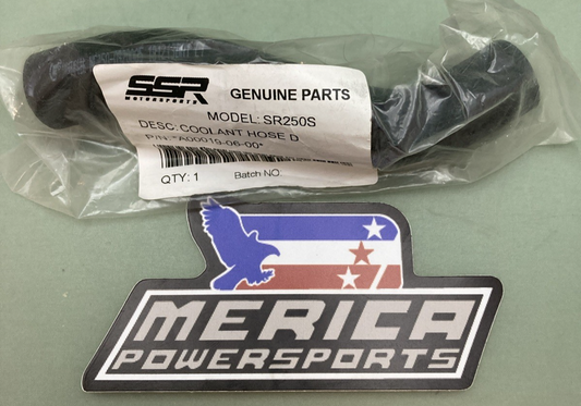 NEW GENUINE SSR A00019-06-00 SR250S COOLANT HOSE D